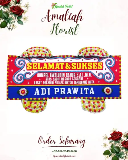 Papan Bunga Ucapan Selamat Sodong